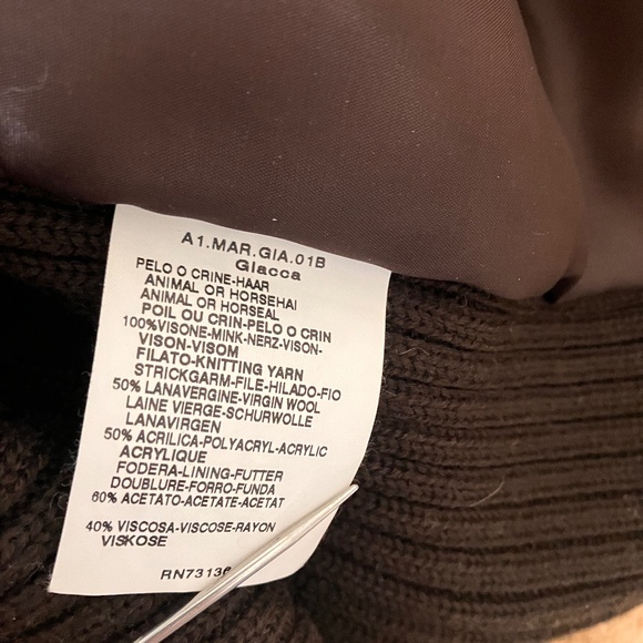 Vintage Mink and Wool Sweater/Jacket - Picture 3 of 15